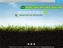 Tablet Screenshot of agresourceinc.com